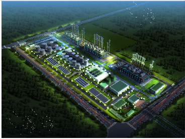 Bird's-eye view of a certain petrochemical refining project.png